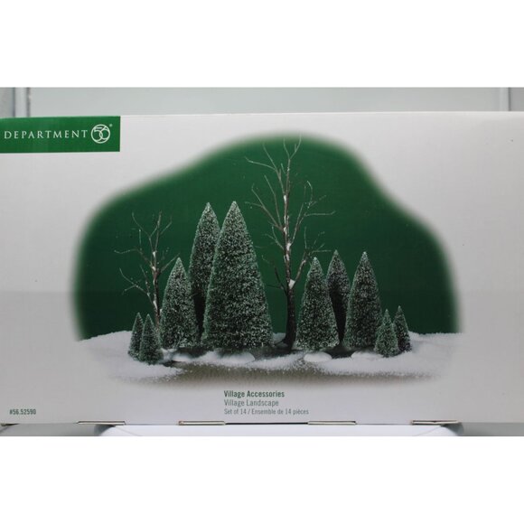 Dept 56 Village Accessories - Village Landscape, set of 15 - Picture 1 of 8
